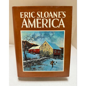 Eric Sloane's America (Hardcover, Dust Jacket) Barns, Covered Bridges, Sawmills